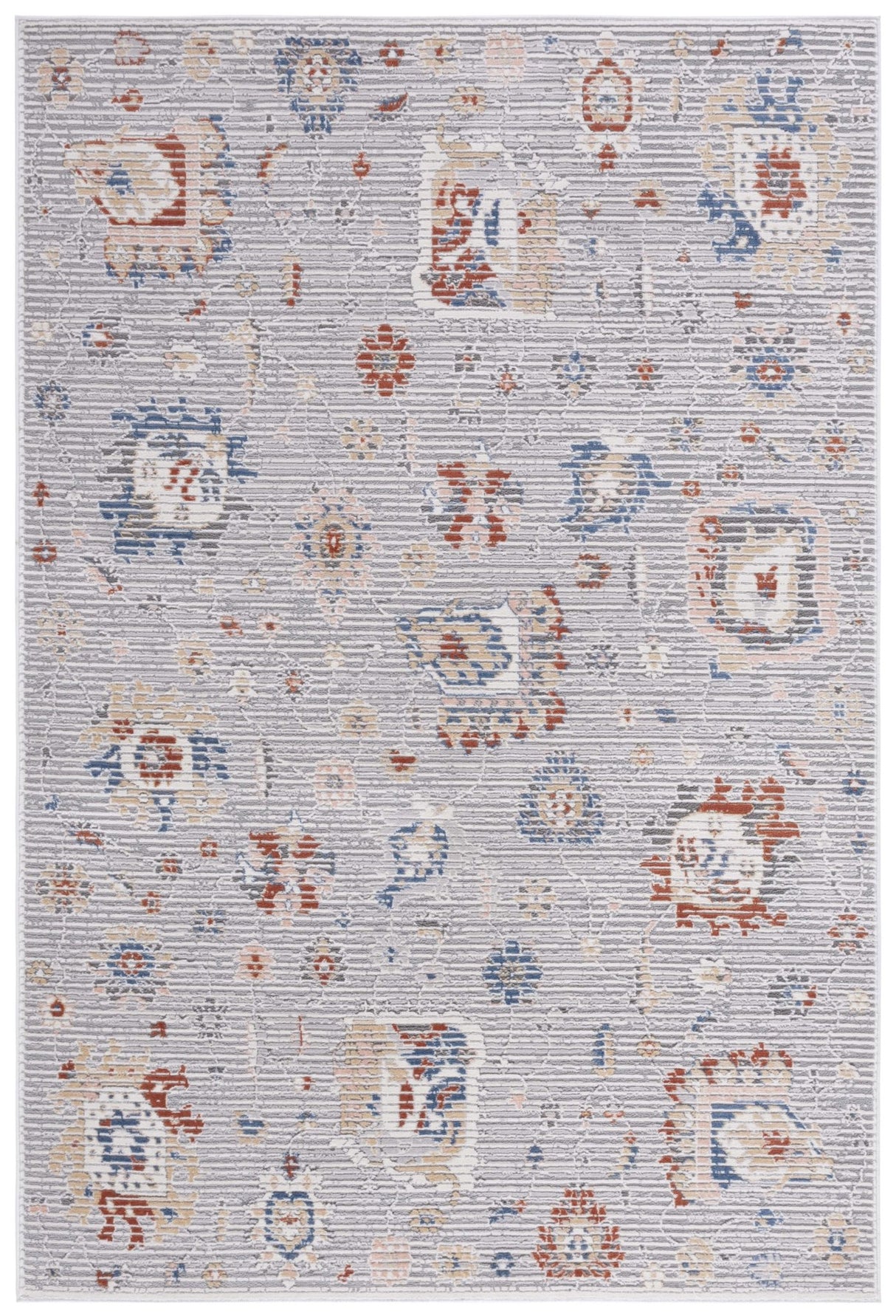Safavieh Eternal Etl200F Grey/Blue Rust Rug - Safavieh - etl200f - 4