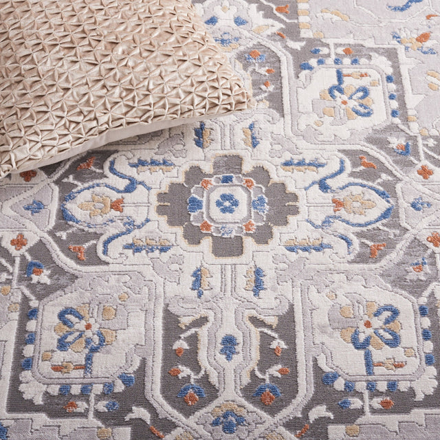 Safavieh Eternal Etl216F Grey/Blue Rust Rug - Safavieh - etl216f - 28
