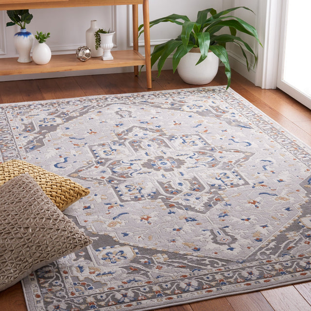 Safavieh Eternal Etl216F Grey/Blue Rust Rug - Safavieh - etl216f - 4