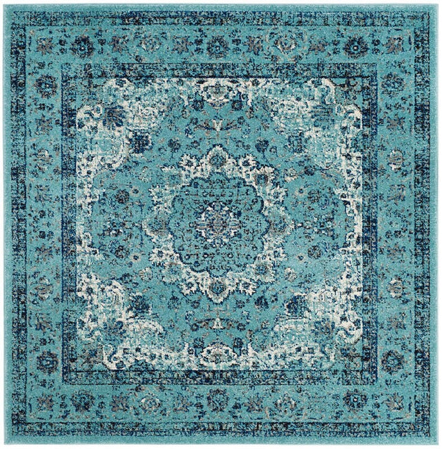 Safavieh Evoke Evk220E Light Blue / Light Blue Rugs - Safavieh - evk220e - 5sq