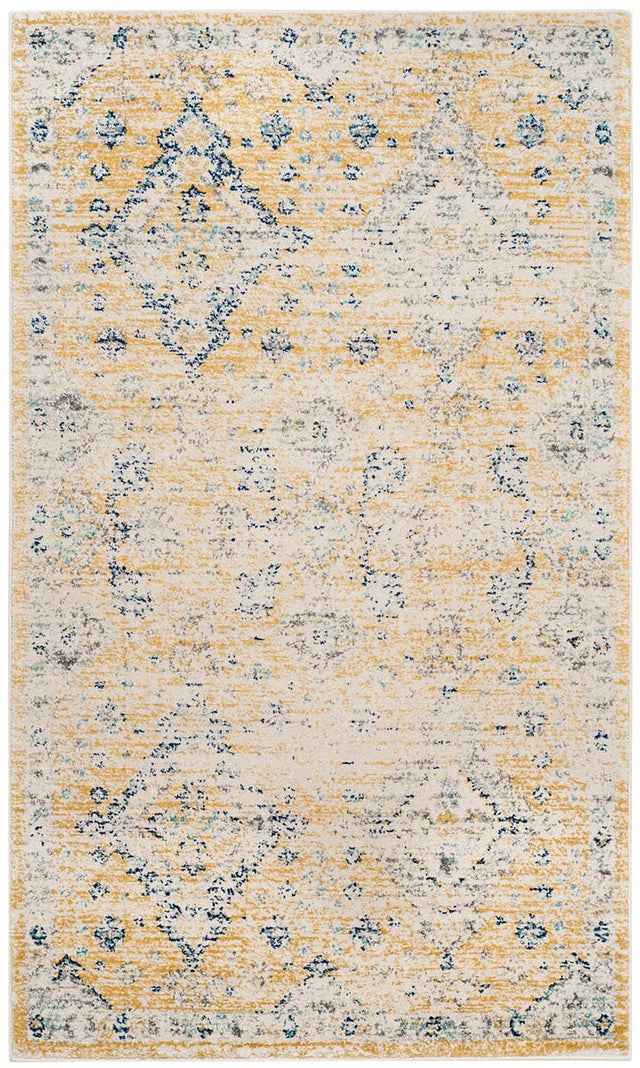 Safavieh Evoke Evk224B Gold / Ivory Rugs - Safavieh - evk224b - 24