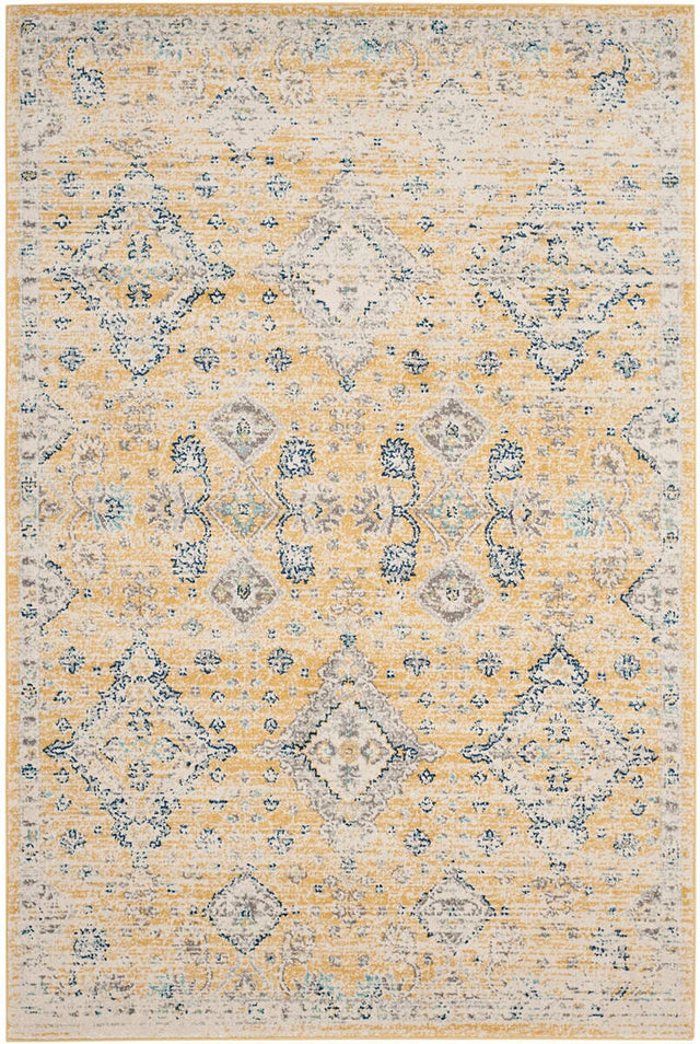 Safavieh Evoke Evk224B Gold / Ivory Rugs - Safavieh - evk224b - 24