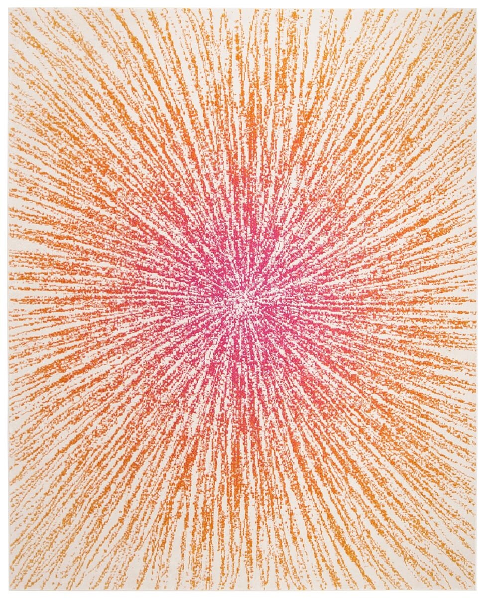 Safavieh Evoke Evk228R Fuchsia / Cream Rugs - Safavieh - evk228r - 3r
