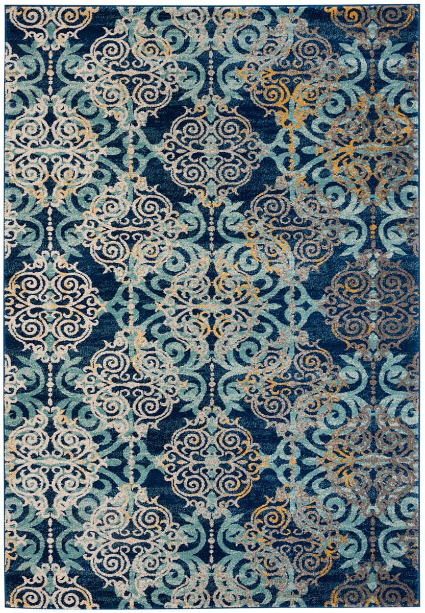Safavieh Evoke Evk230A Royal / Light Blue Rugs - Safavieh - evk230a - 24
