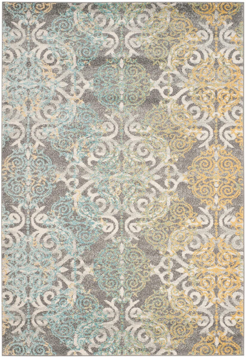 Safavieh Evoke Evk230D Grey / Ivory Rugs - Safavieh - evk230d - 24