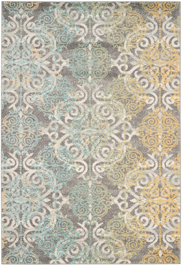 Safavieh Evoke Evk230D Grey / Ivory Rugs - Safavieh - evk230d - 24