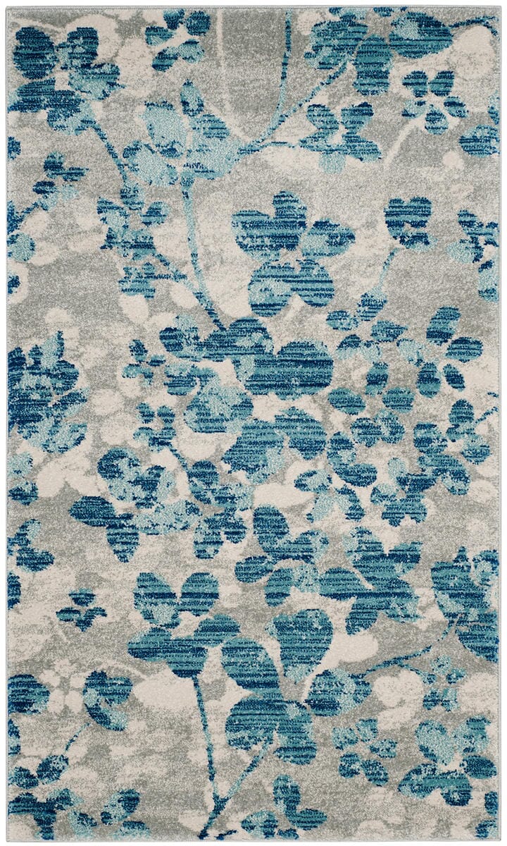 Safavieh Evoke Evk236J Grey / Light Blue Rugs - Safavieh - evk236j - 24