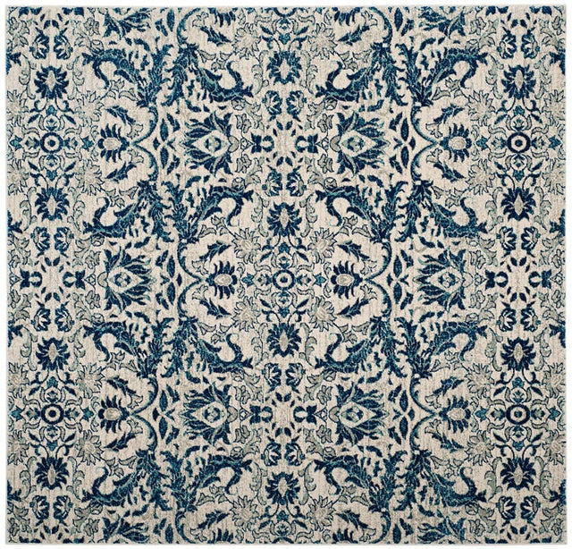Safavieh Evoke Evk238C Ivory / Blue Rugs - Safavieh - evk238c - 7sq