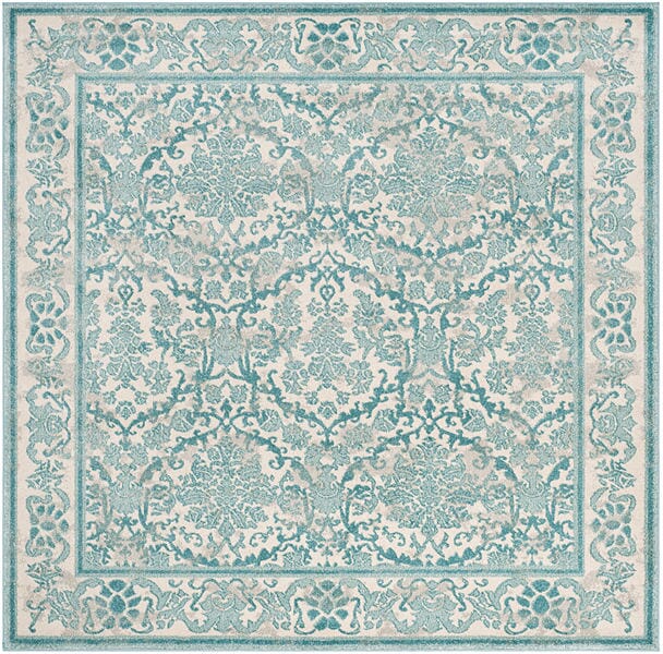 Safavieh Evoke Evk242C Ivory / Light Blue Rugs - Safavieh - evk242c - 24
