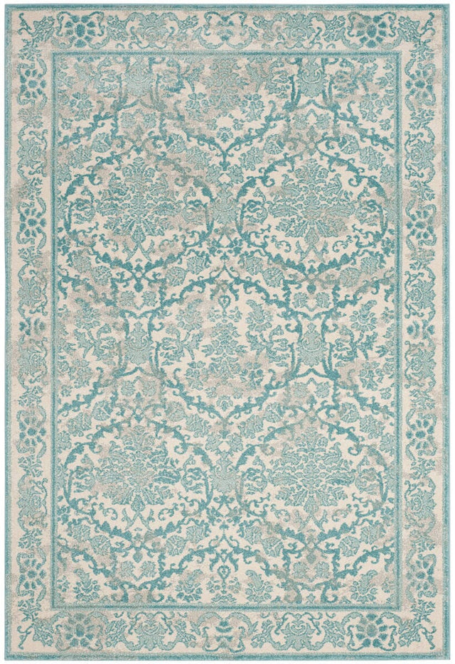 Safavieh Evoke Evk242C Ivory / Light Blue Rugs - Safavieh - evk242c - 24