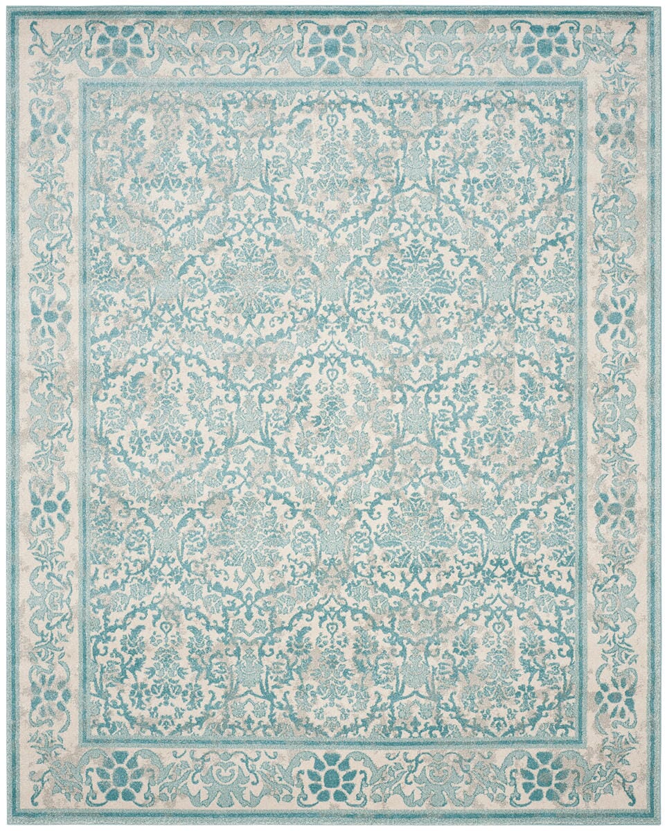 Safavieh Evoke Evk242C Ivory / Light Blue Rugs - Safavieh - evk242c - 24