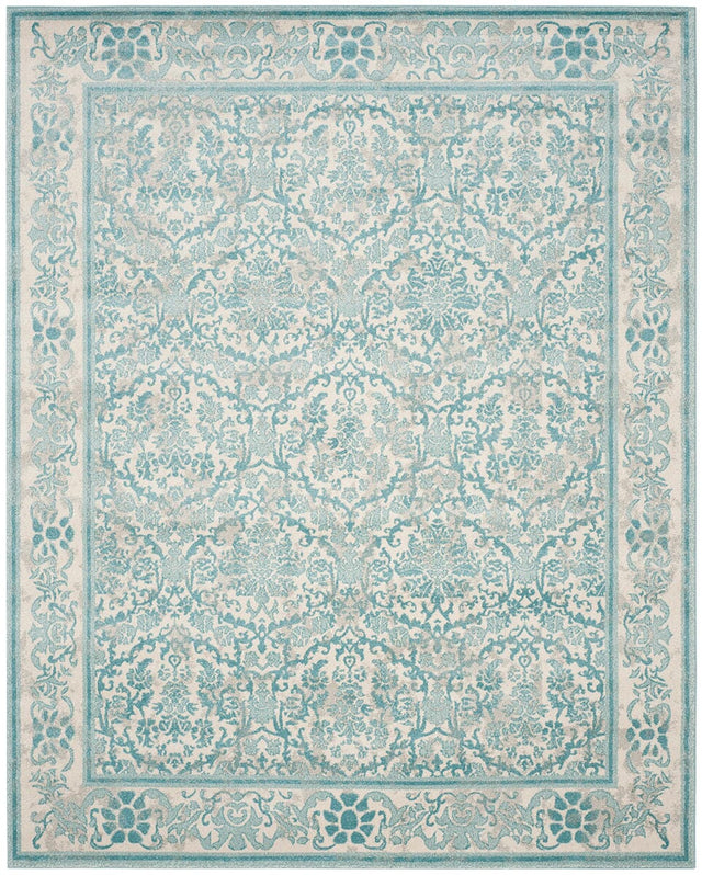 Safavieh Evoke Evk242C Ivory / Light Blue Rugs - Safavieh - evk242c - 24