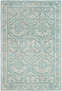 Safavieh Evoke Evk242C Ivory / Light Blue Rugs - Safavieh - evk242c - 24