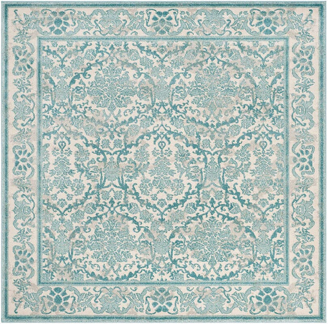 Safavieh Evoke Evk242C Ivory / Light Blue Rugs - Safavieh - evk242c - 7sq