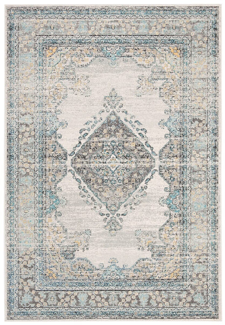 Safavieh Evoke Evk250F Grey / Blue Rugs - Safavieh - evk250f - 4