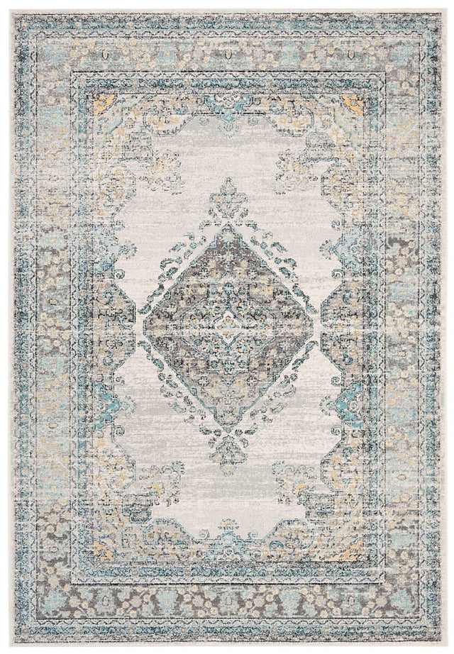 Safavieh Evoke Evk250F Grey / Blue Rugs - Safavieh - evk250f - 4