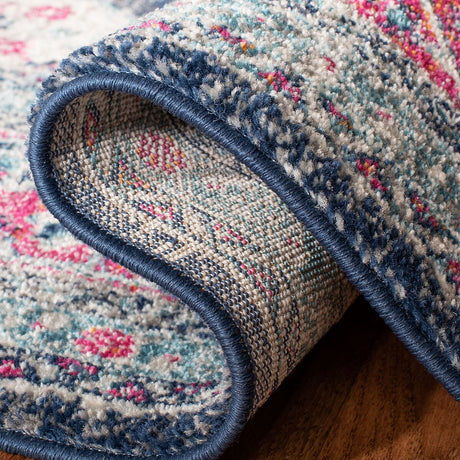 Safavieh Evoke Evk250R Fuchsia / Navy Rugs - Safavieh - evk250r - 4