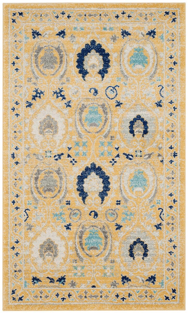 Safavieh Evoke Evk251B Gold / Ivory Rugs - Safavieh - evk251b - 3
