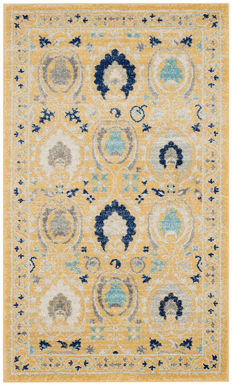 Safavieh Evoke Evk251B Gold / Ivory Rugs - Safavieh - evk251b - 3