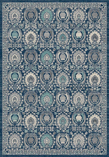 Safavieh Evoke Evk251C Blue / Ivory Rugs - Safavieh - evk251c - 7r