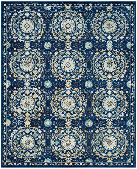 Safavieh Evoke Evk252A Navy / Ivory Rugs - Safavieh - evk252a - 3