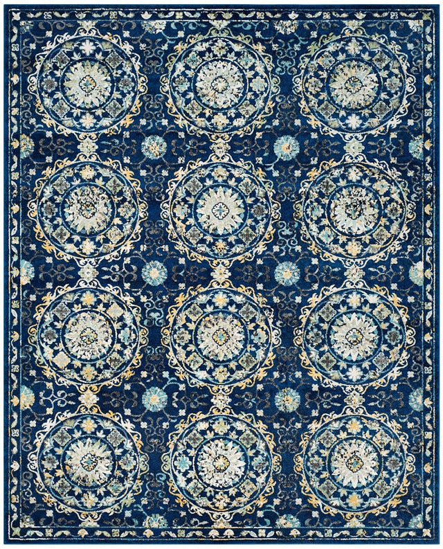 Safavieh Evoke Evk252A Navy / Ivory Rugs - Safavieh - evk252a - 3
