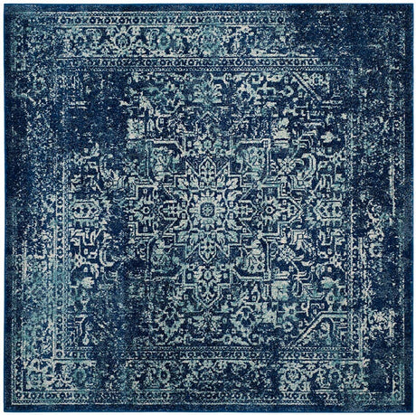 Safavieh Evoke Evk256A Navy / Ivory Rugs - Safavieh - evk256a - 3sq