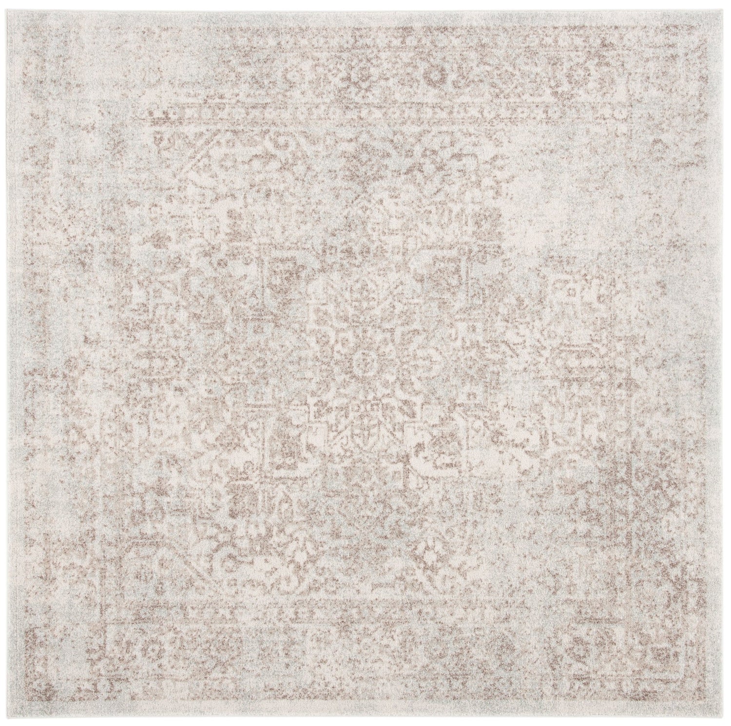 Safavieh Evoke Evk256E Ivory/Taupe Rugs - Safavieh - evk256e - 7sq