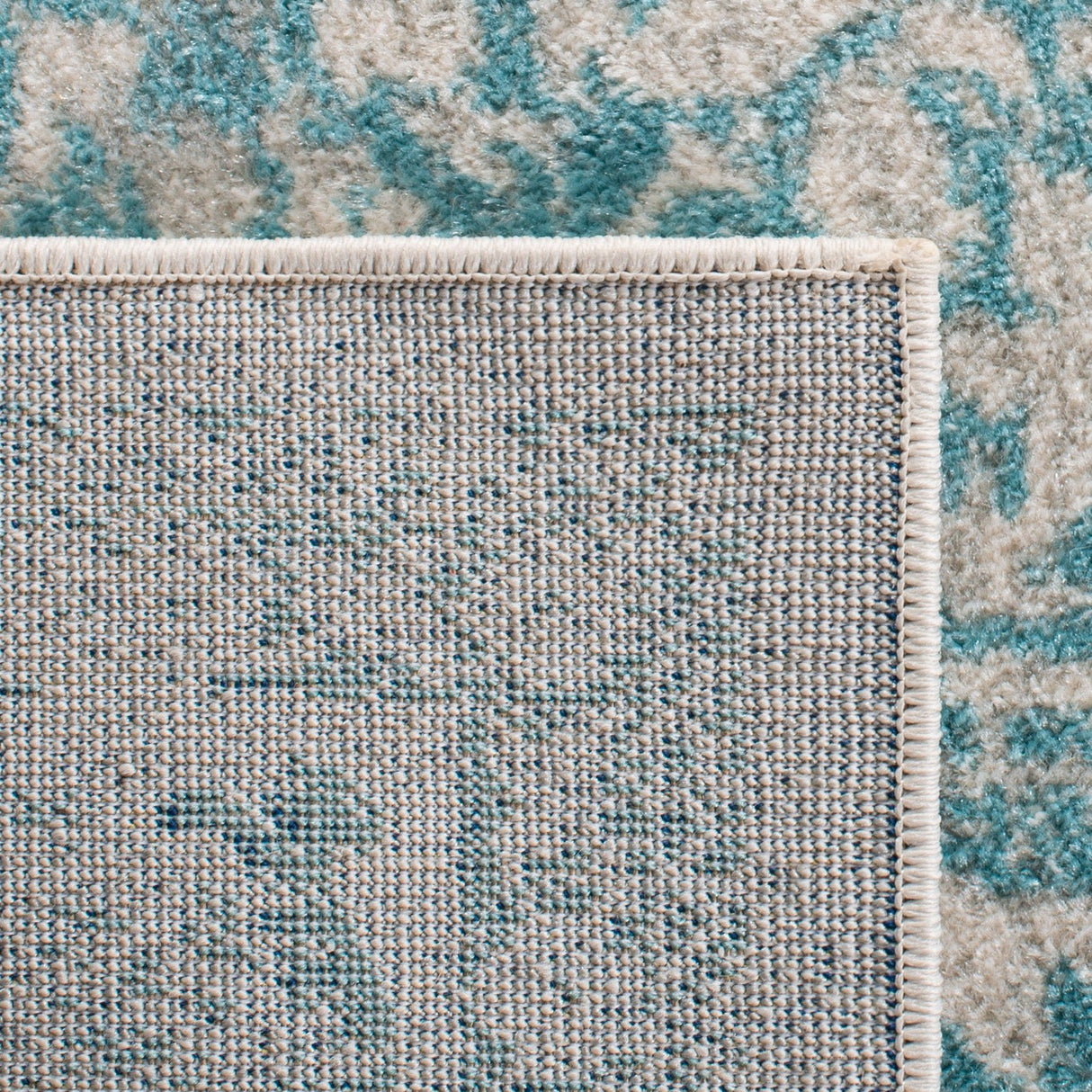 Safavieh Evoke Evk256J Ivory/Aqua Rugs - Safavieh - evk256j - 7r