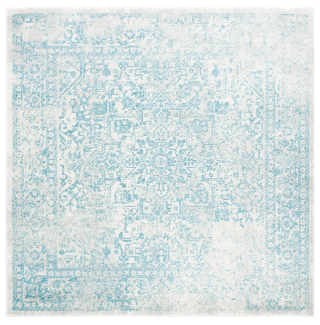 Safavieh Evoke Evk256J Ivory/Aqua Rugs - Safavieh - evk256j - 7sq