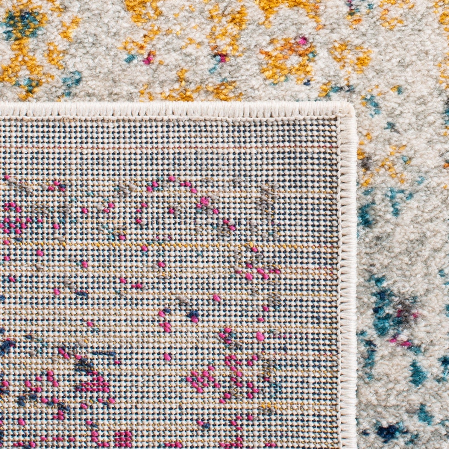 Safavieh Evoke Evk256Q Ivory/Fuchsia Rugs - Safavieh - evk256q - 7r