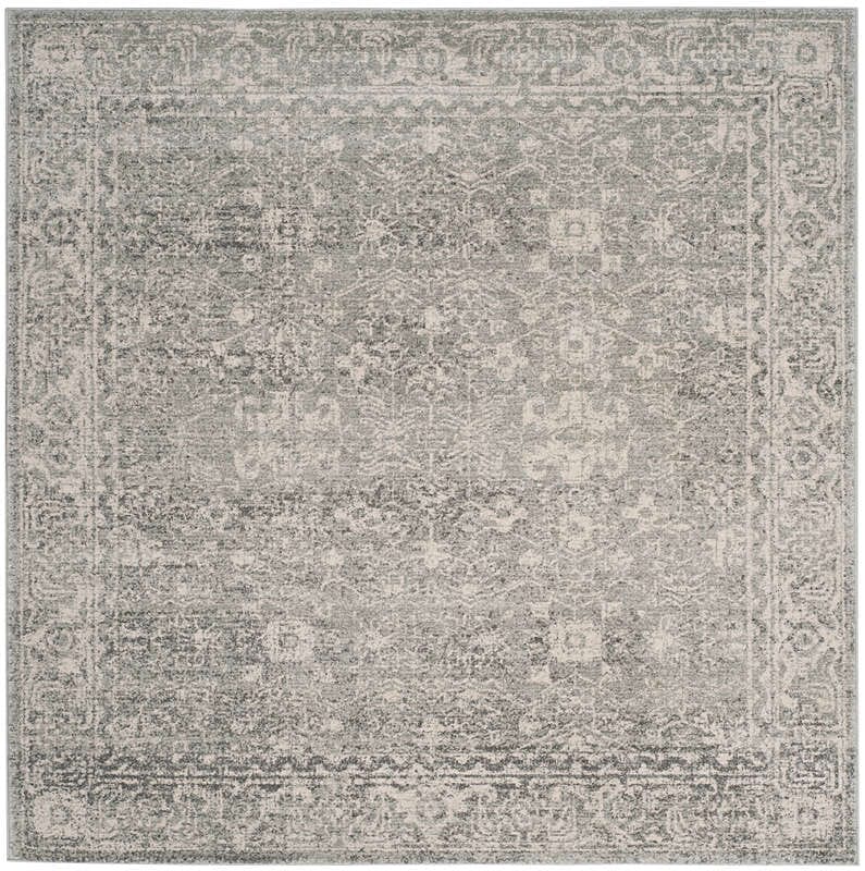 Safavieh Evoke Evk270Z Silver / Ivory Rugs - Safavieh - evk270z - 7sq