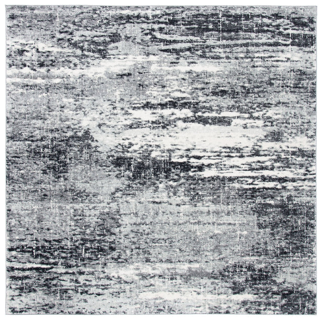Safavieh Evoke Evk272G Ivory/Dark Grey Rugs - Safavieh - evk272g - 7sq