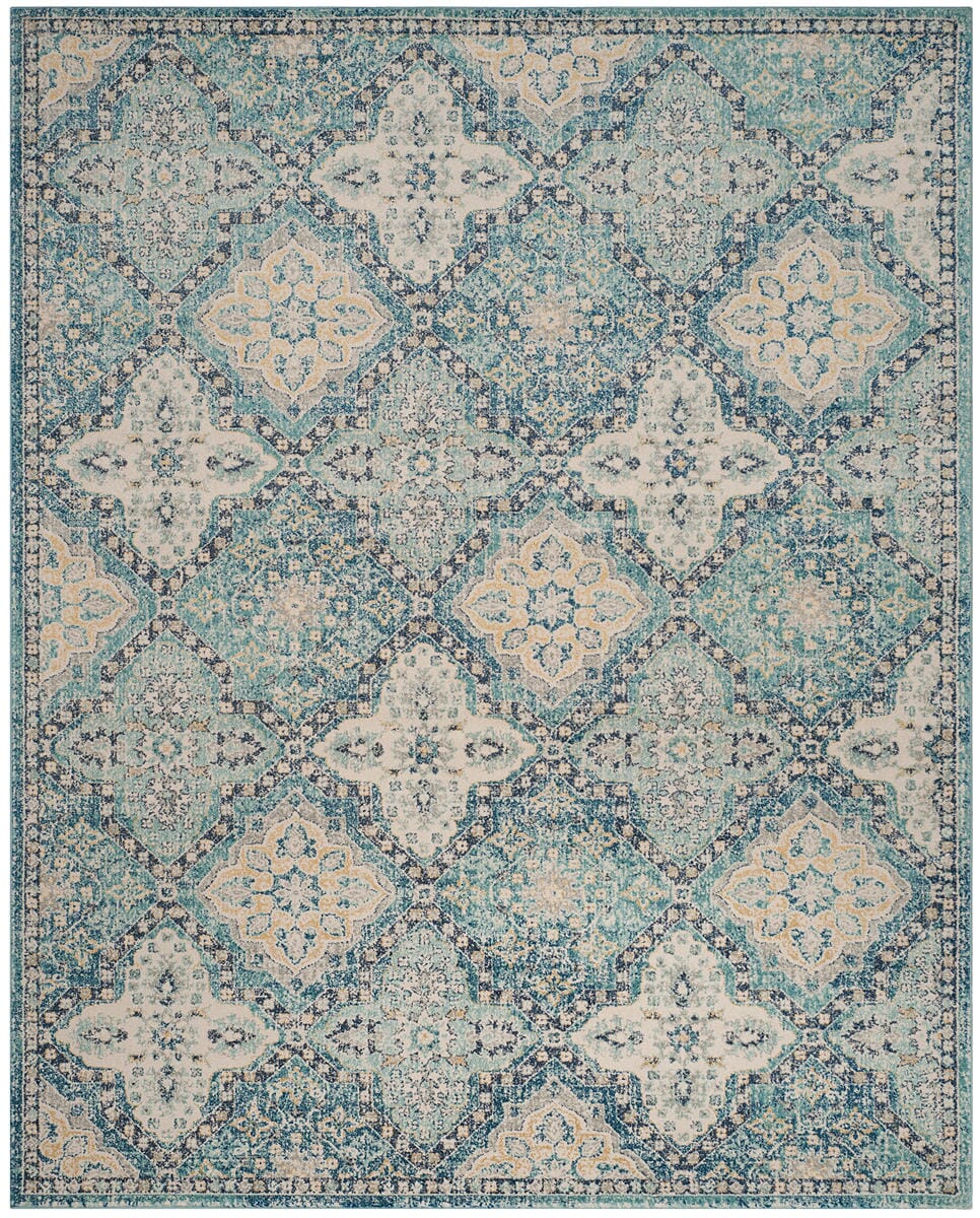 Safavieh Evoke Evk274C Light Blue / Ivory Rugs - Safavieh - evk274c - 24
