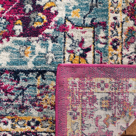 Safavieh Evoke Evk275R Fuchsia / Ivory Rugs - Safavieh - evk275r - 3
