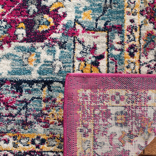 Safavieh Evoke Evk275R Fuchsia / Ivory Rugs - Safavieh - evk275r - 3