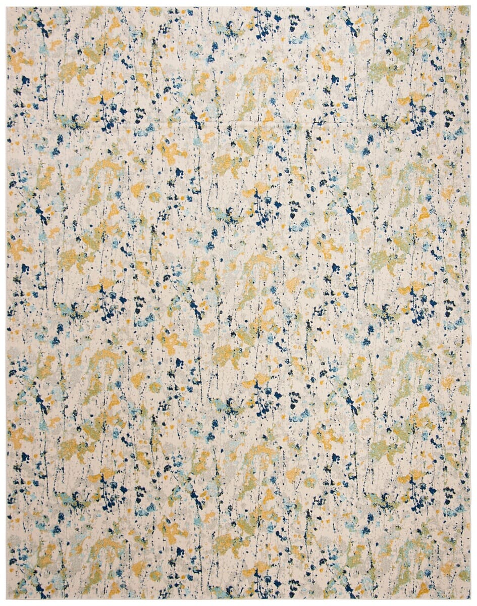 Safavieh Evoke Evk284C Ivory/Yellow Rug - Safavieh - evk284c - 7r