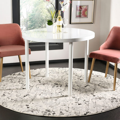 Safavieh Evoke Evk284F Ivory / Grey Rugs - Safavieh - evk284f - 7sq
