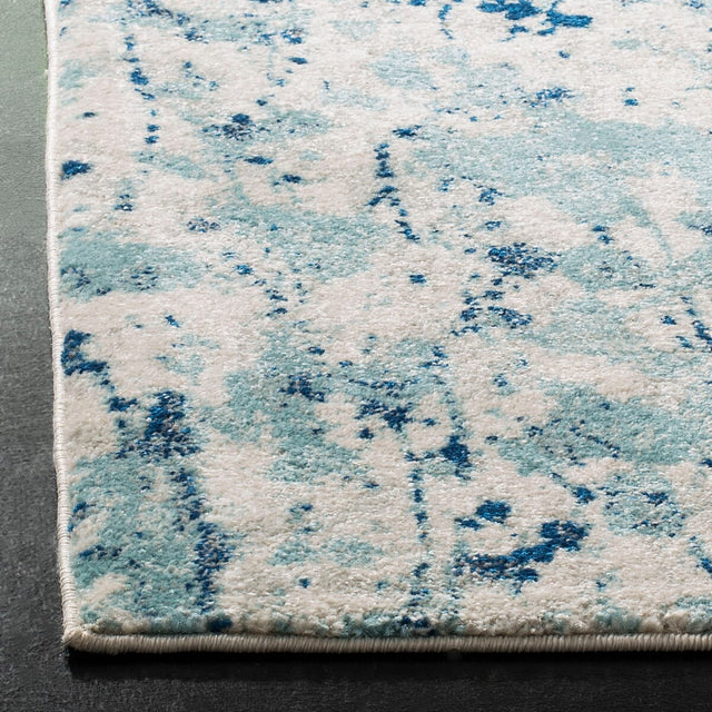Safavieh Evoke Evk284M Ivory / Blue Rugs - Safavieh - evk284m - 4
