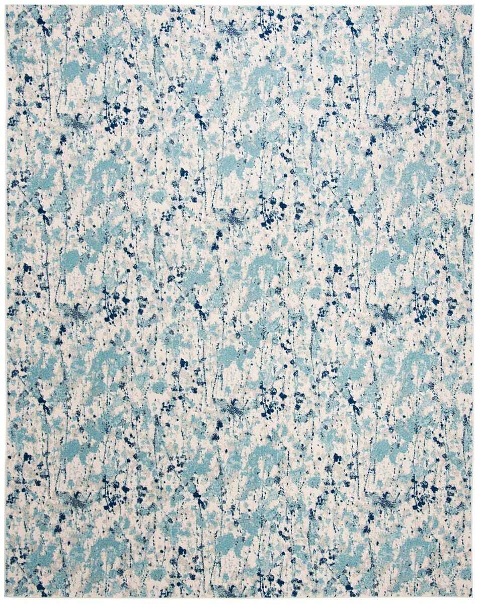 Safavieh Evoke Evk284M Ivory / Blue Rugs - Safavieh - evk284m - 7r