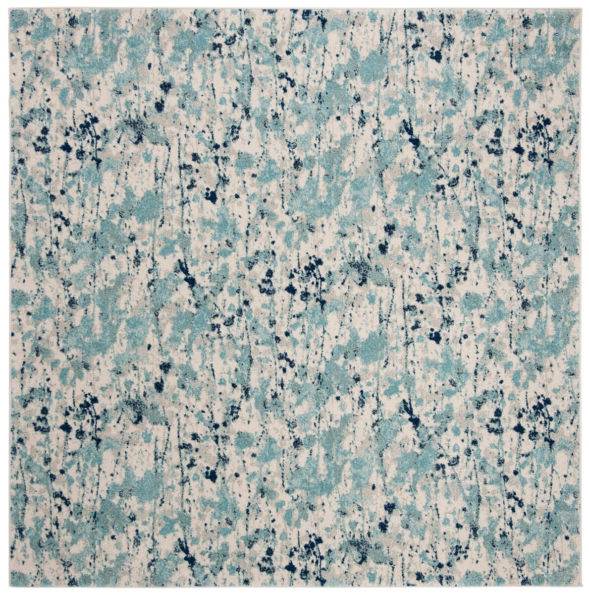 Safavieh Evoke Evk284M Ivory / Blue Rugs - Safavieh - evk284m - 7sq