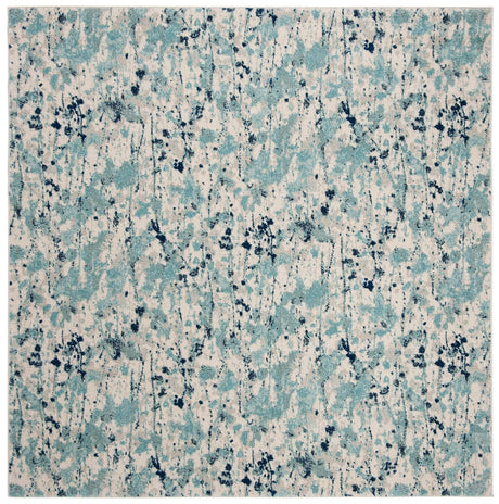 Safavieh Evoke Evk284M Ivory / Blue Rugs - Safavieh - evk284m - 7sq