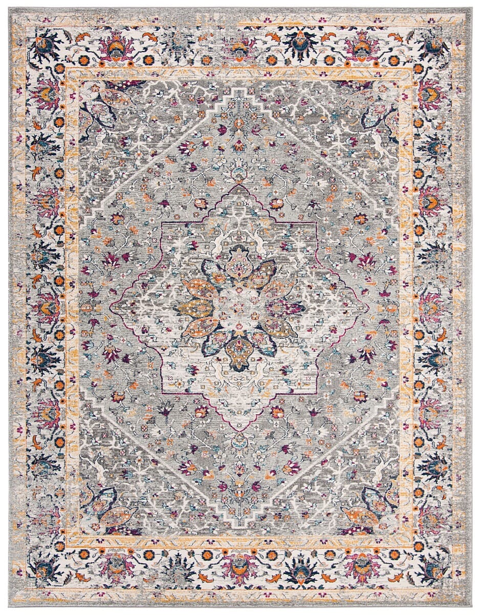 Safavieh Evoke Evk288F Grey / Grey Rugs - Safavieh - evk288f - 7r