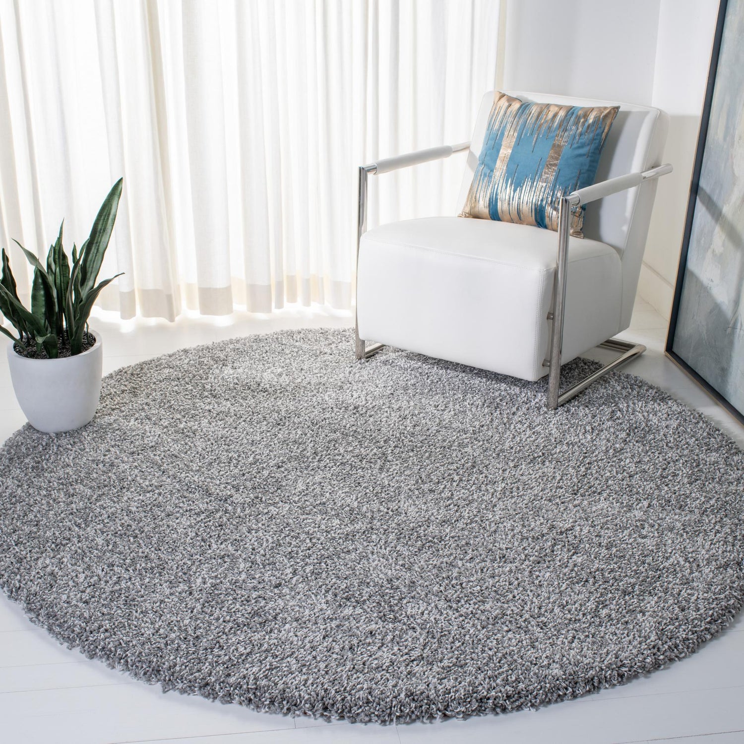 Safavieh Evolution Shag Evo520F Grey Rugs - Safavieh - evo520f - 7r