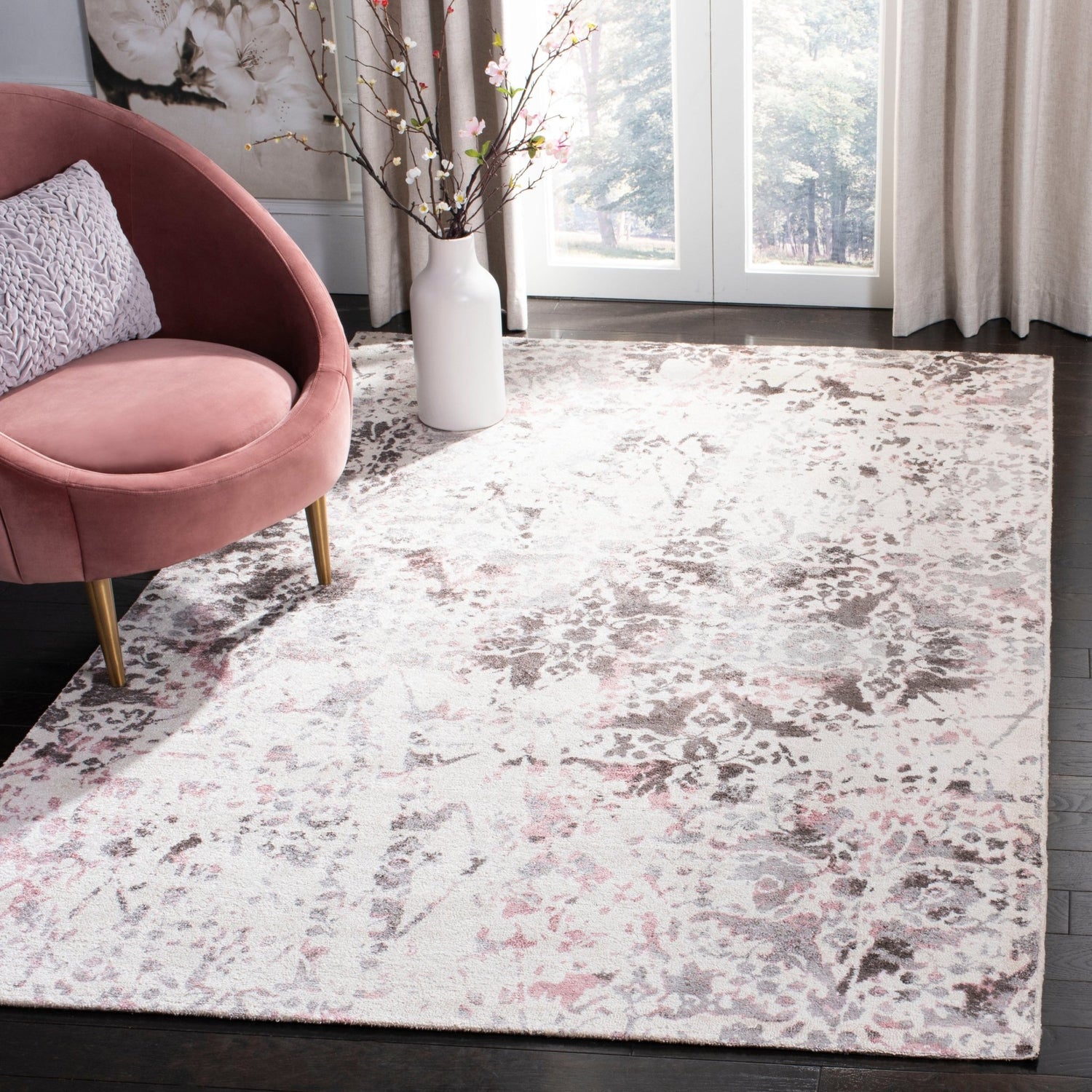 Safavieh Expression Exp478F Ivory/Grey Rugs - Safavieh - exp478f - 4