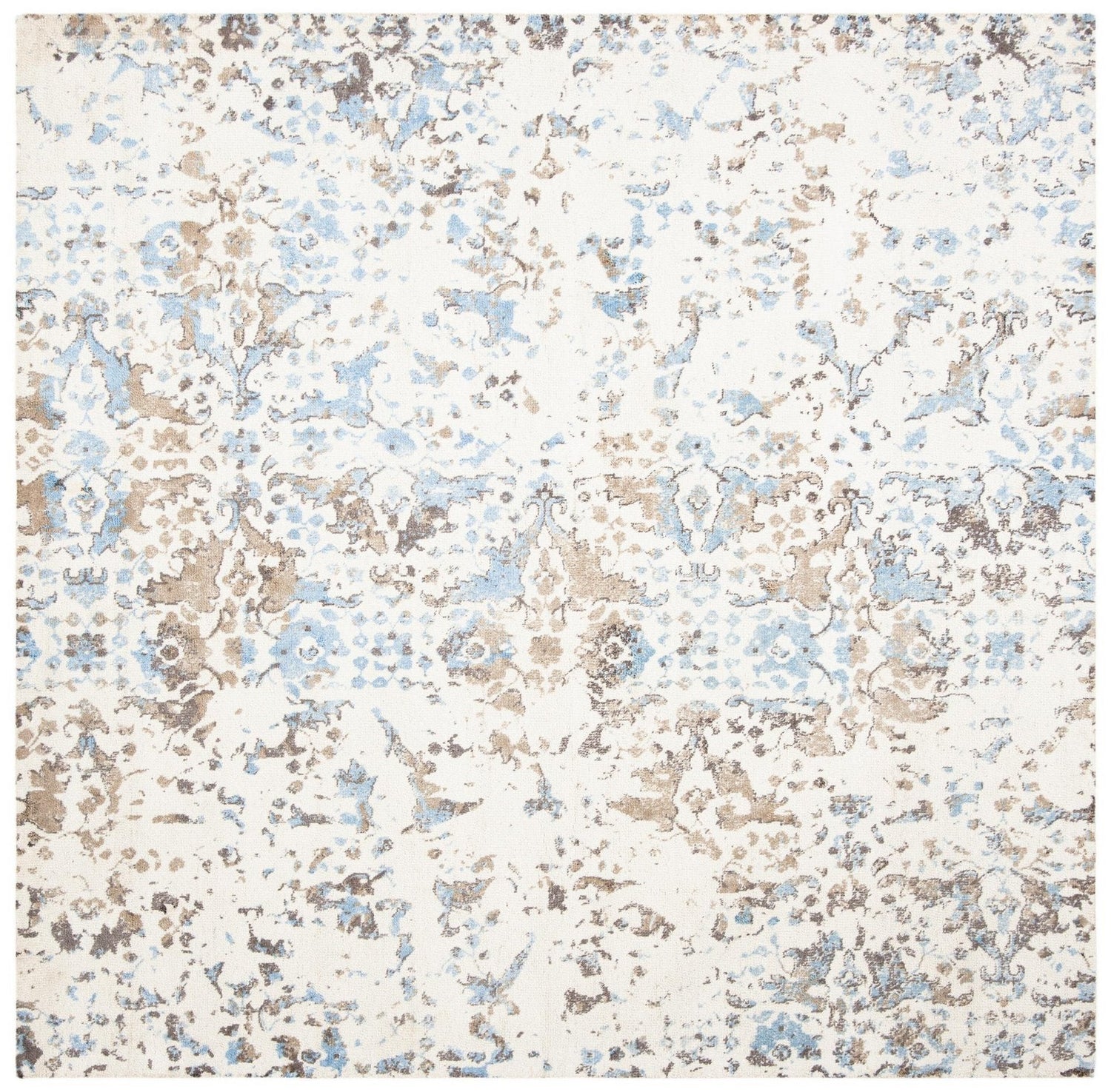 Safavieh Expression Exp478M Ivory/Blue Rugs - Safavieh - exp478m - 6sq