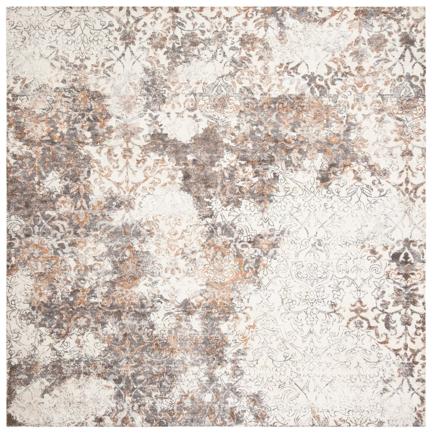 Safavieh Expression Exp479A Ivory/Grey Rugs - Safavieh - exp479a - 6sq
