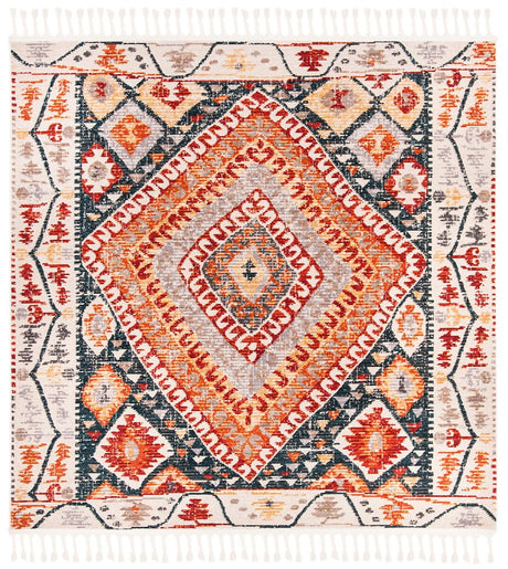 Safavieh Farmhouse Fmh816A Ivory/Navy Rug - Safavieh - fmh816a - 6sq