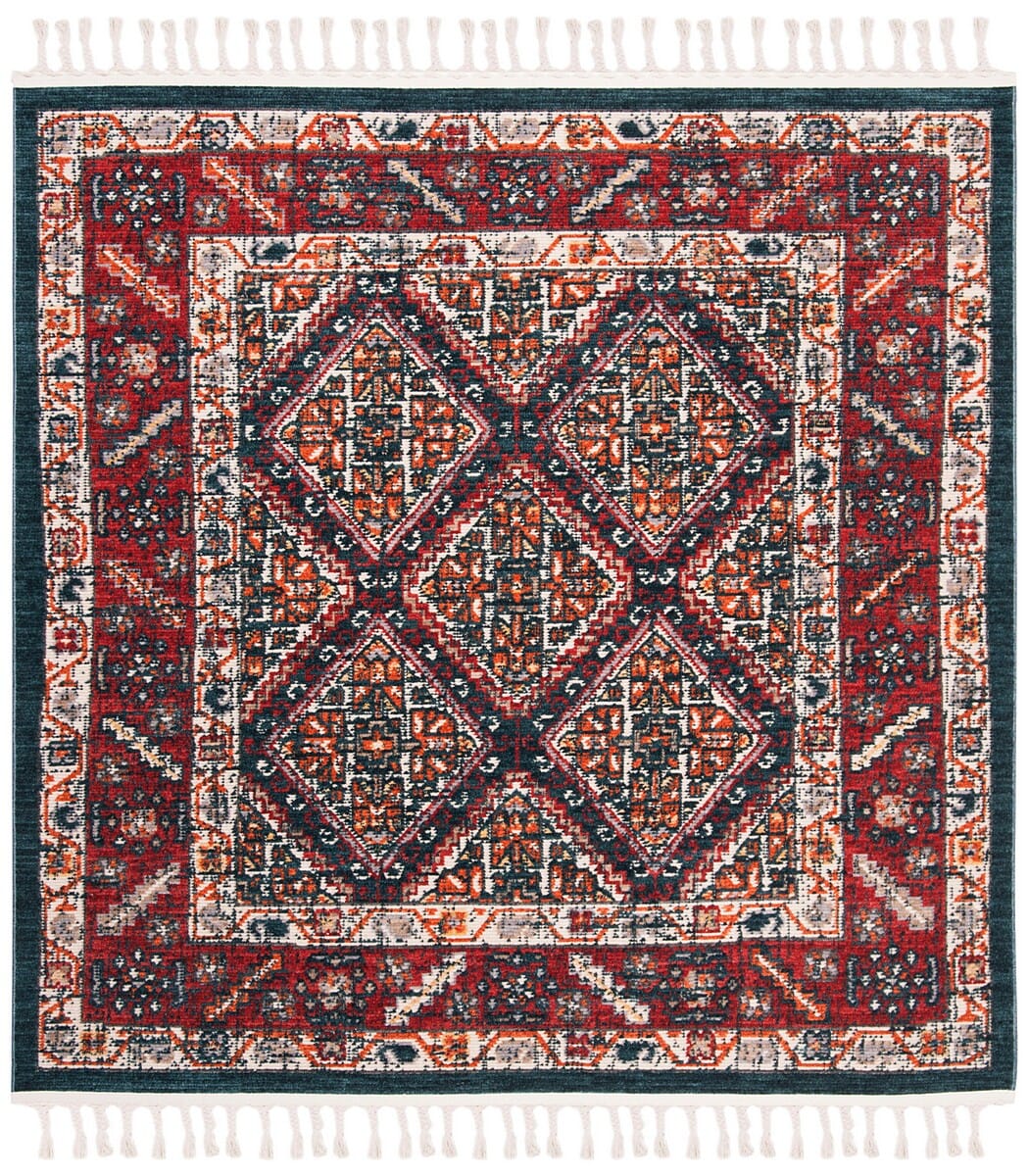 Safavieh Farmhouse Fmh820A Ivory/Navy Rug - Safavieh - fmh820a - 6sq