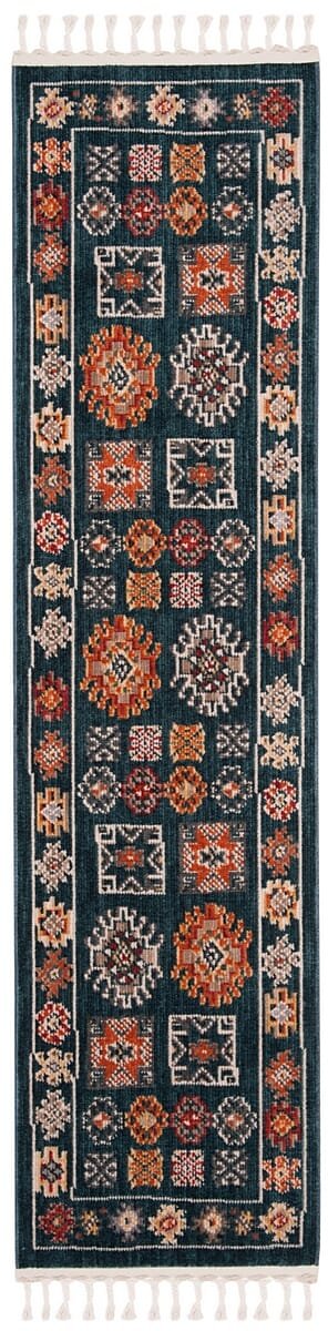 Safavieh Farmhouse Fmh822N Navy/Orange Rug - Safavieh - fmh822n - 26